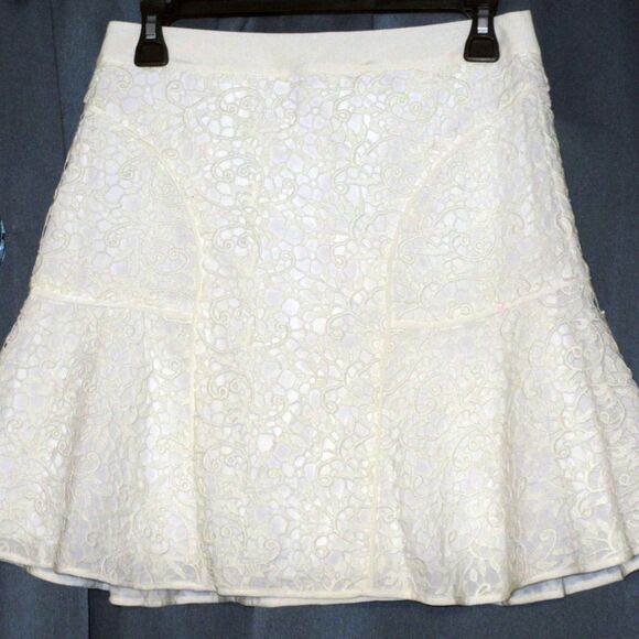 Rebecca Taylor Dresses & Skirts - Vintage 'Rebecca Taylor' Lace Embroidered Skirt